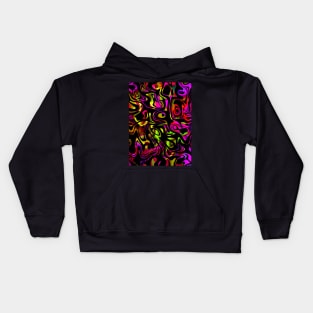 COLOR Evolution Abstract Art Wall Decor. Kids Hoodie